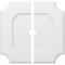 Ekena Millwork Locke Architectural Grade PVC Contemporary Ceiling Medallion, Two Piece, 40"OD x 3"ID x 24"C x 1"P CMP40LE2-03000 - alternate 1